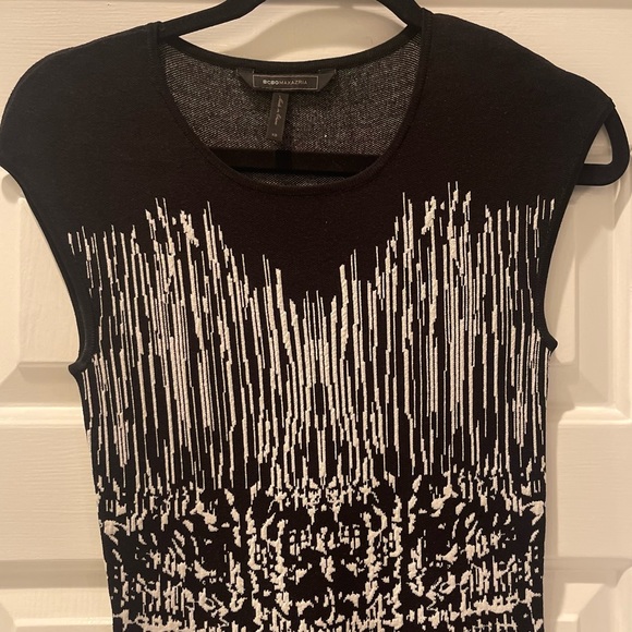 BCBGMAXAZRIA Melissa Printed Silk Blend Dress - Picture 5 of 14